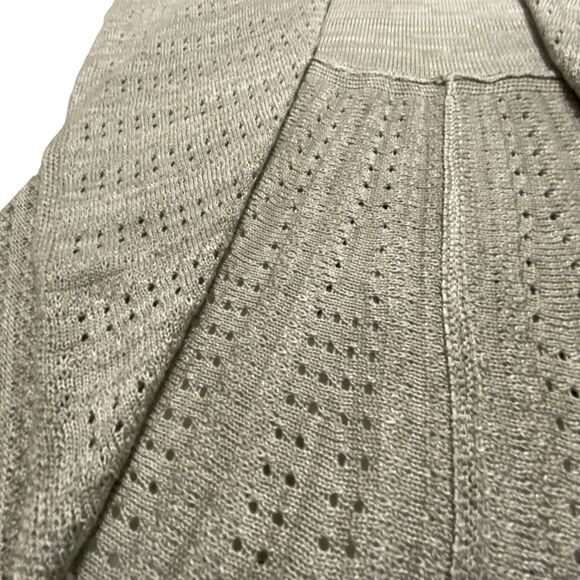 Love Scarlett Women Gray Sweater Vest Open Front Cardigan Cape Small - Picture 8 of 10